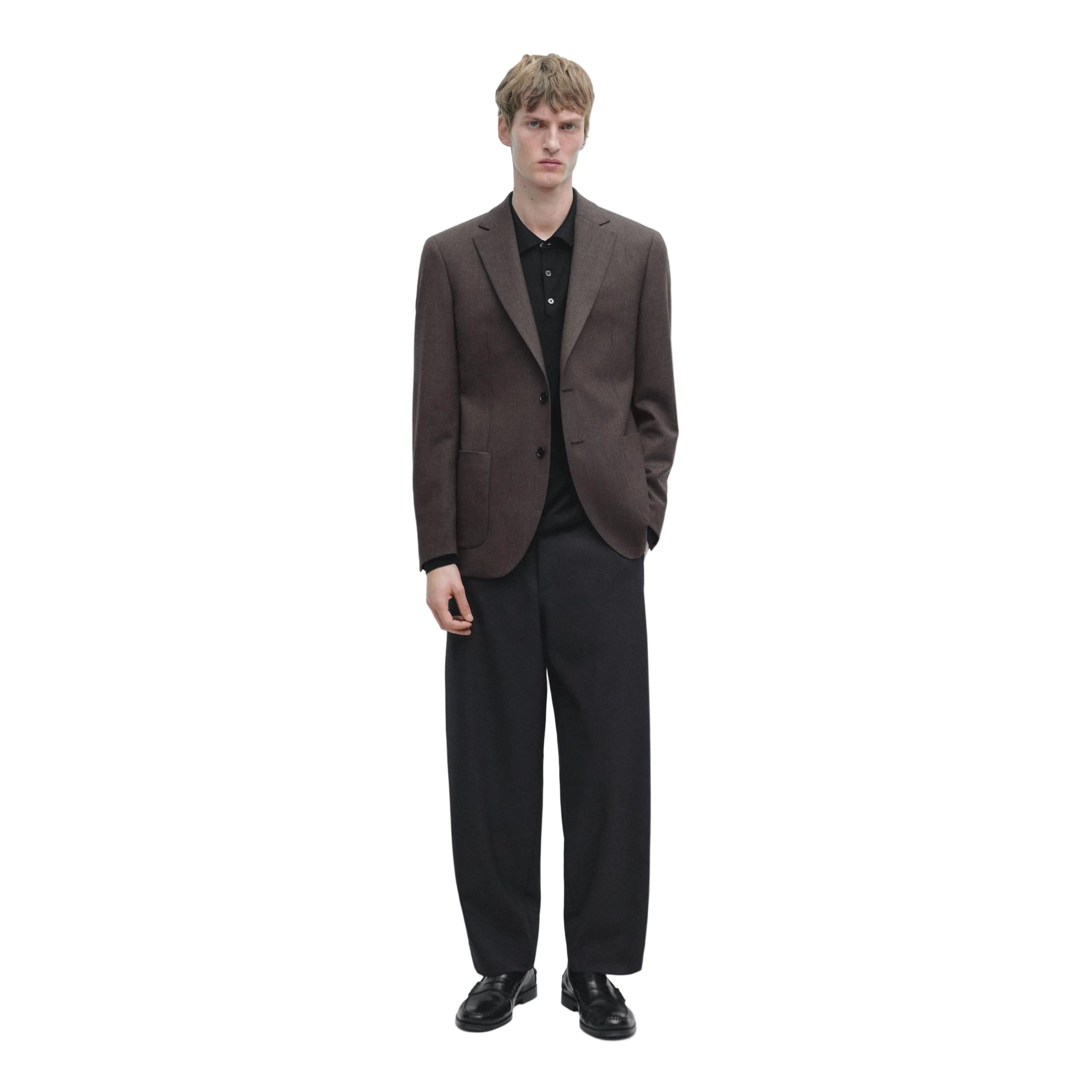 ceehuteey Men's Bussiness two-piece Notch Lapel Slim Fit Suit (Blazer+Pants)