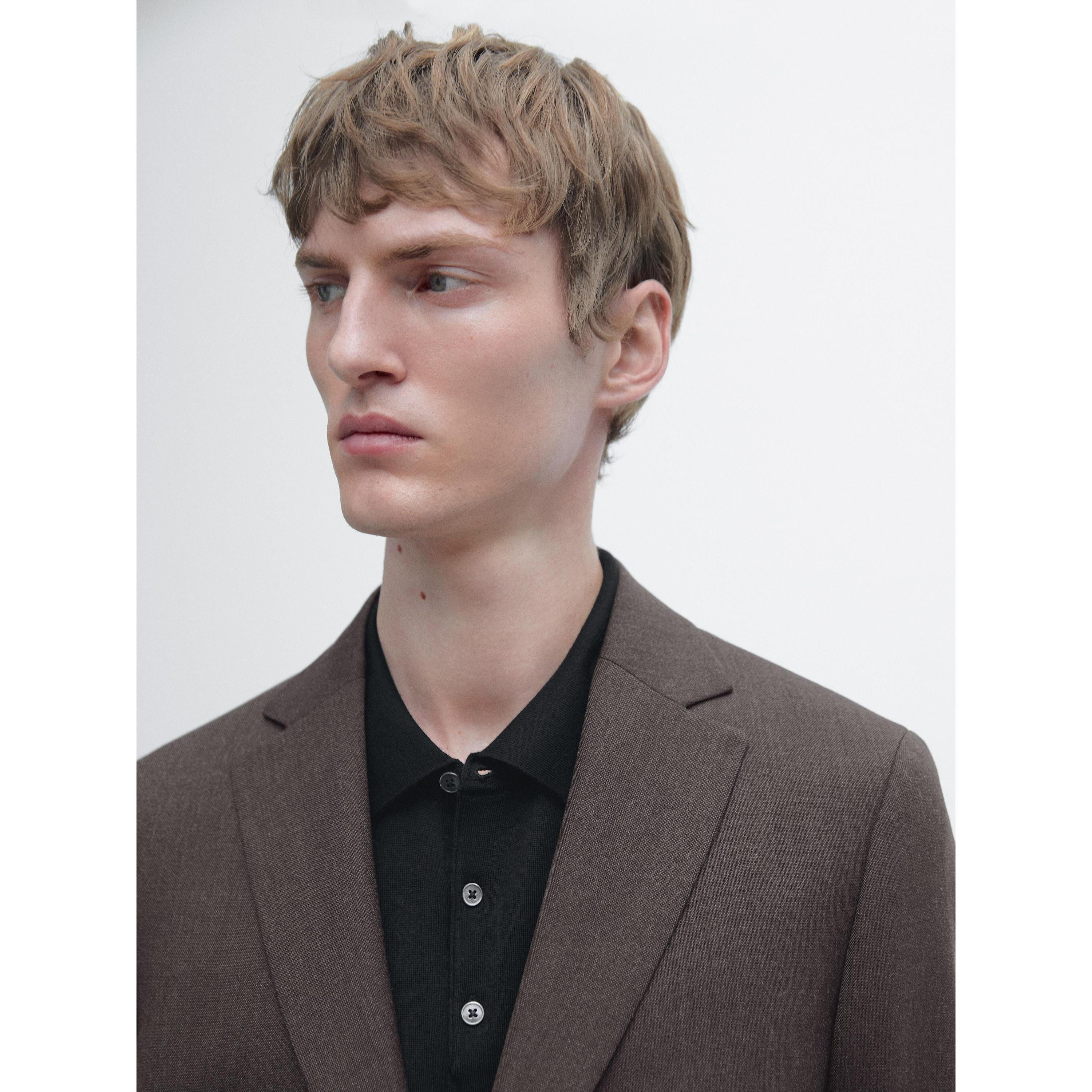 ceehuteey Men's Bussiness two-piece Notch Lapel Slim Fit Suit (Blazer+Pants)