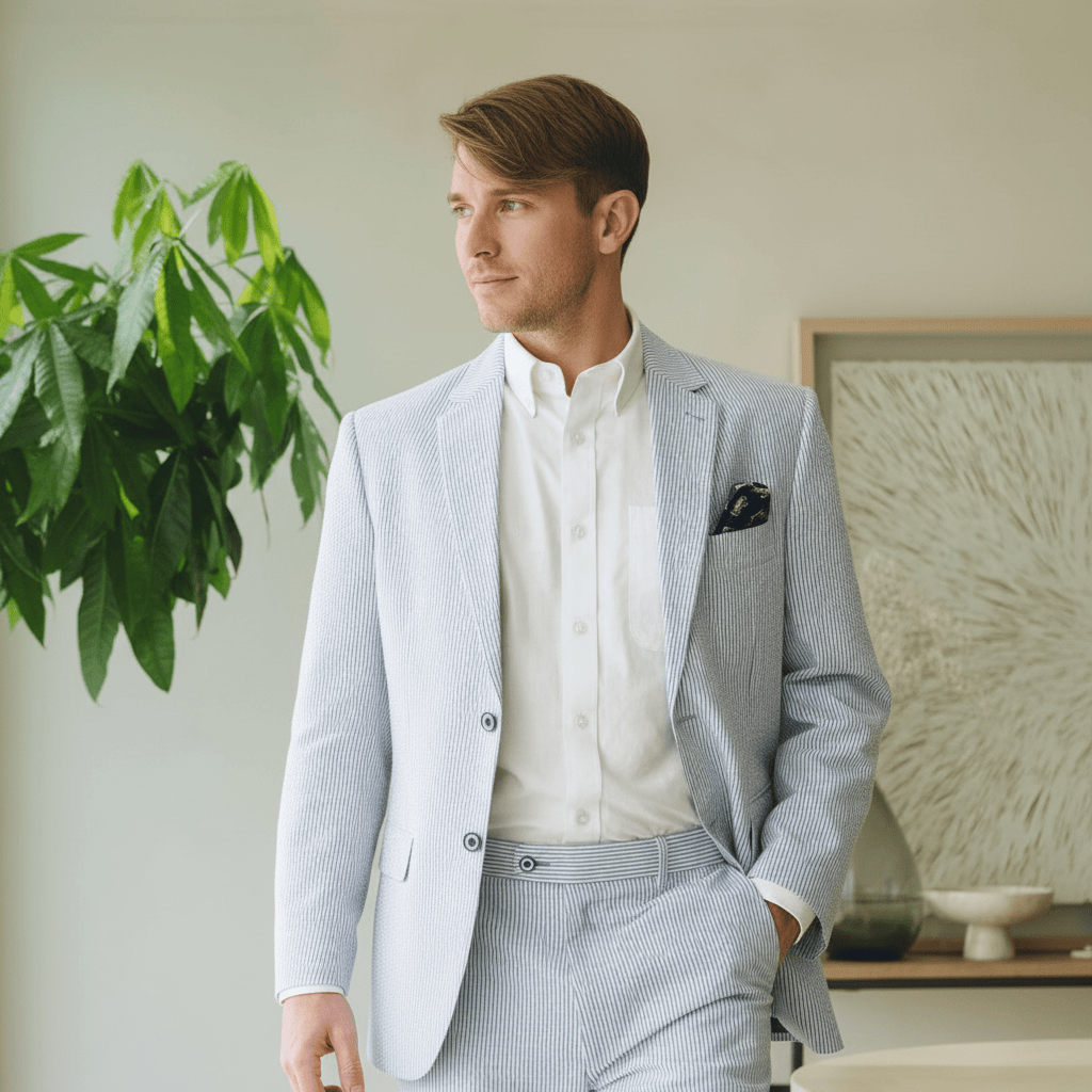 ceehuteey Men's Casual 2 piece Notch Lapel Slim Fit Suit (Blazer+Pants)