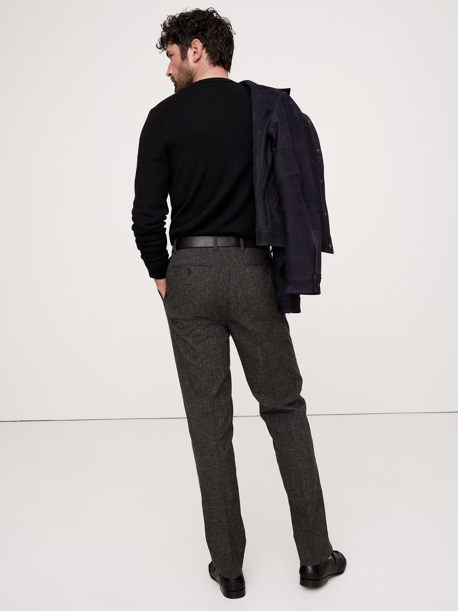 ceehuteey Men's Cotton-Linen stylish Slim Wrinkle-Resistant Dress Pant