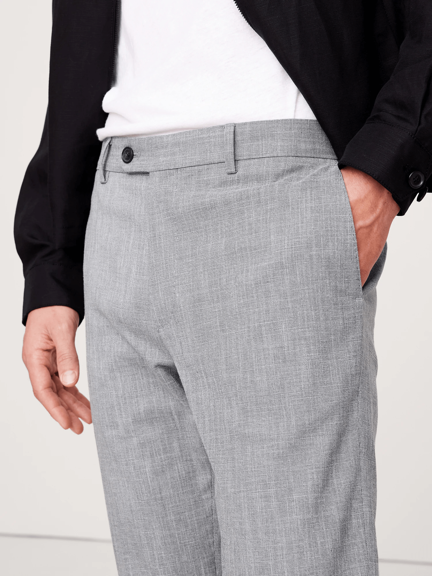 ceehuteey Men's Cotton-Linen stylish Slim Wrinkle-Resistant Dress Pant