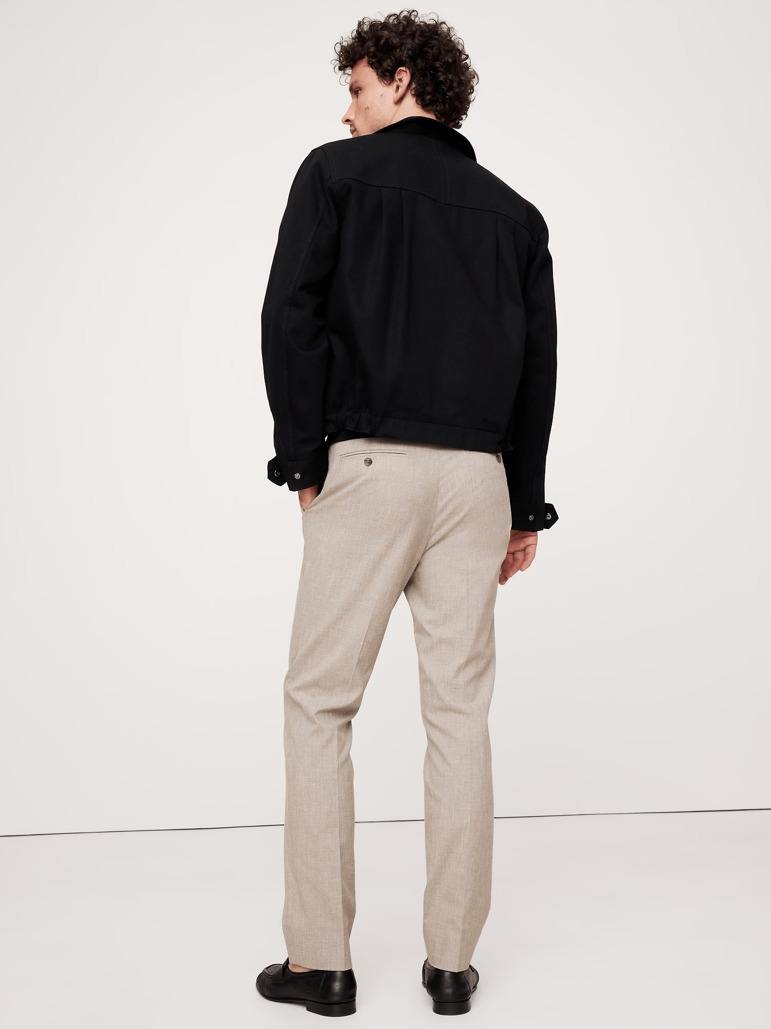 ceehuteey Men's Cotton-Linen stylish Slim Wrinkle-Resistant Dress Pant