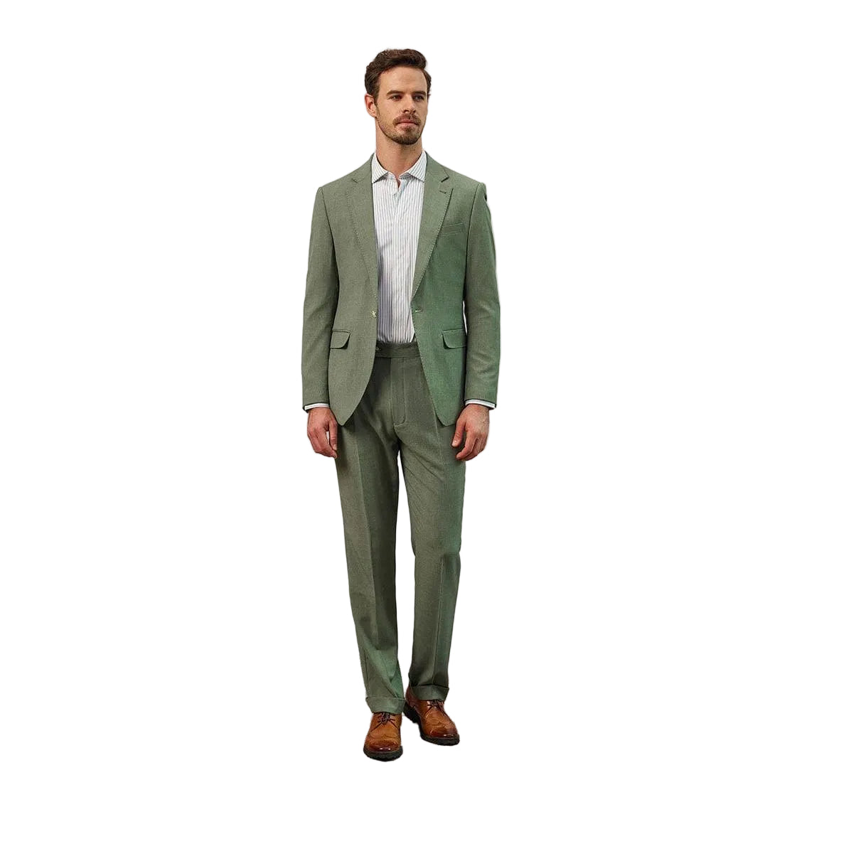 ceehuteey Men's Fashion Notch Lapel Regular Fit Blazer suit (Blazer+Pants)