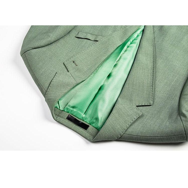 ceehuteey Men's Fashion Notch Lapel Regular Fit Blazer suit (Blazer+Pants)