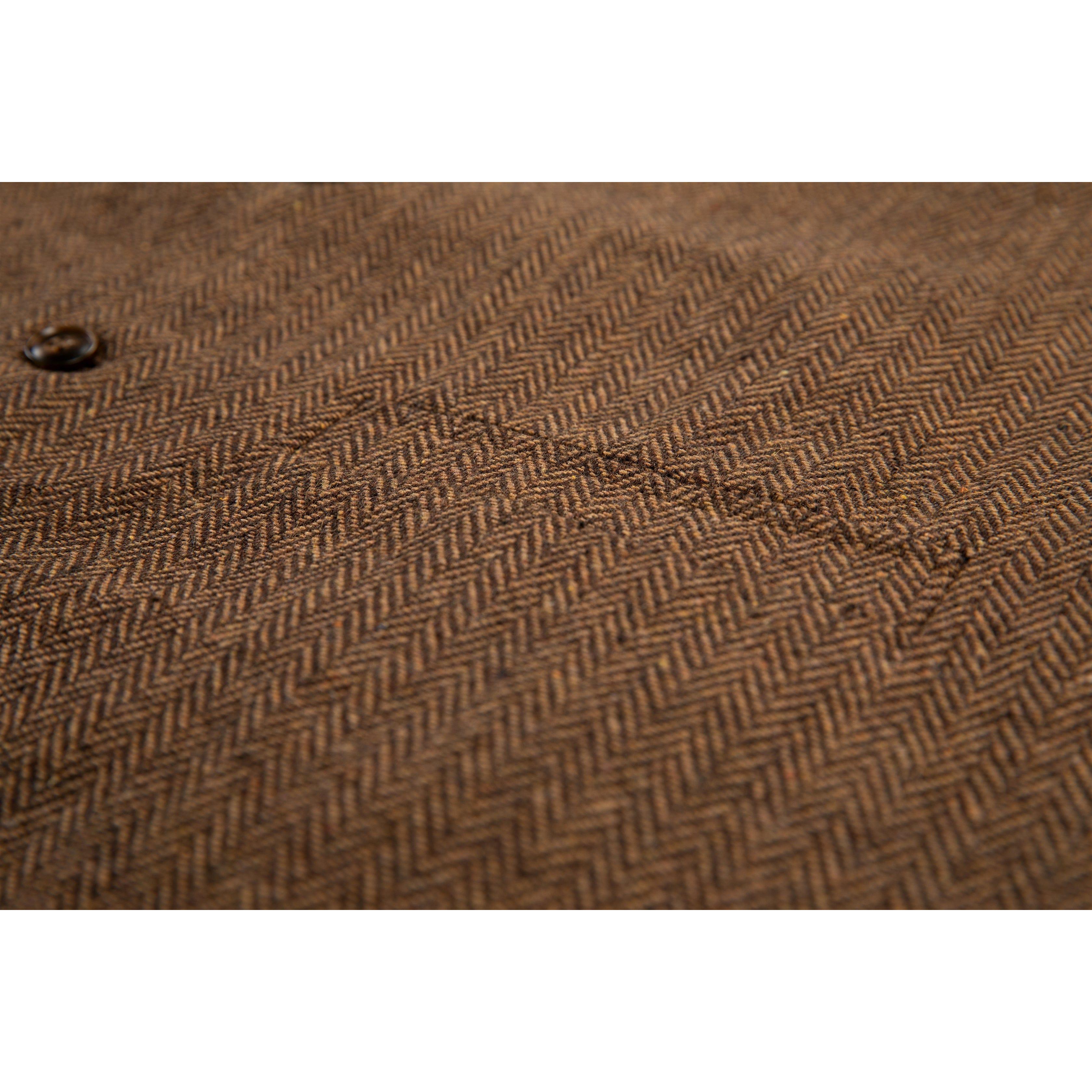 ceehuteey Men's Fashion Suit Vest Herringbone Notch Lapel Waistcoat