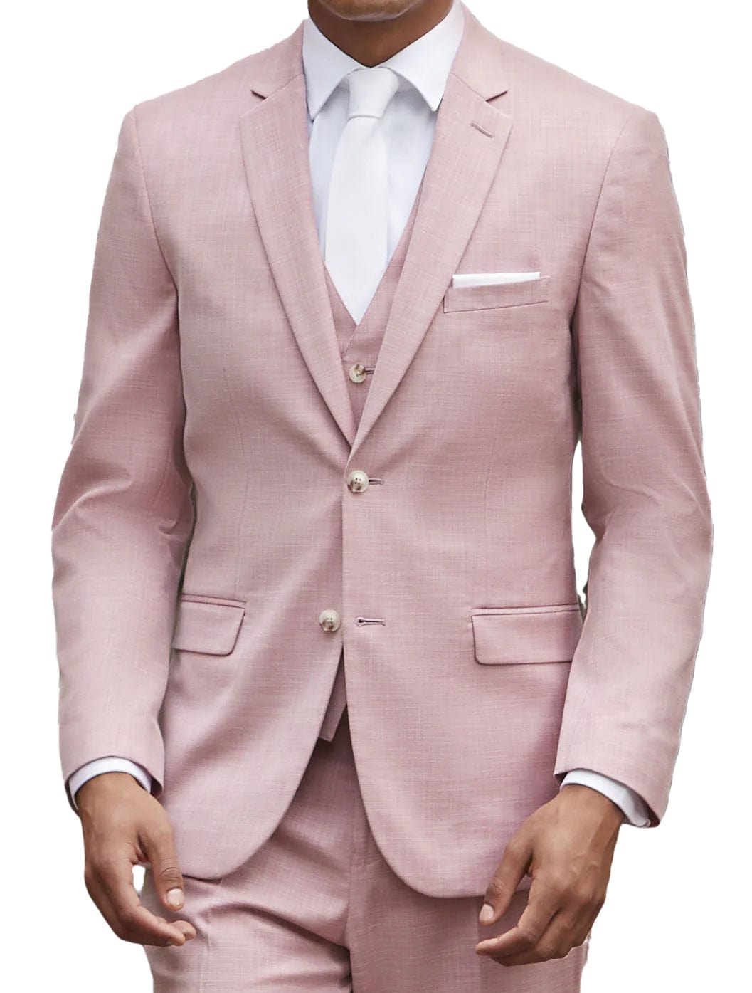 ceehuteey Men's Fashion summer Linen Regular Fit Notch Lapel Suit(Blazer+vest+Pants)