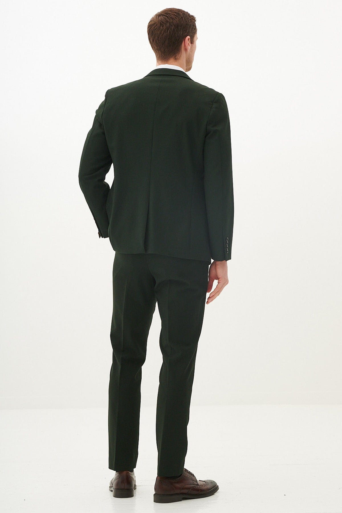 ceehuteey Men's Fashion three-piece Suit in Signature Peak lapel Business Tuxedos(Blazer+vest+Pants)