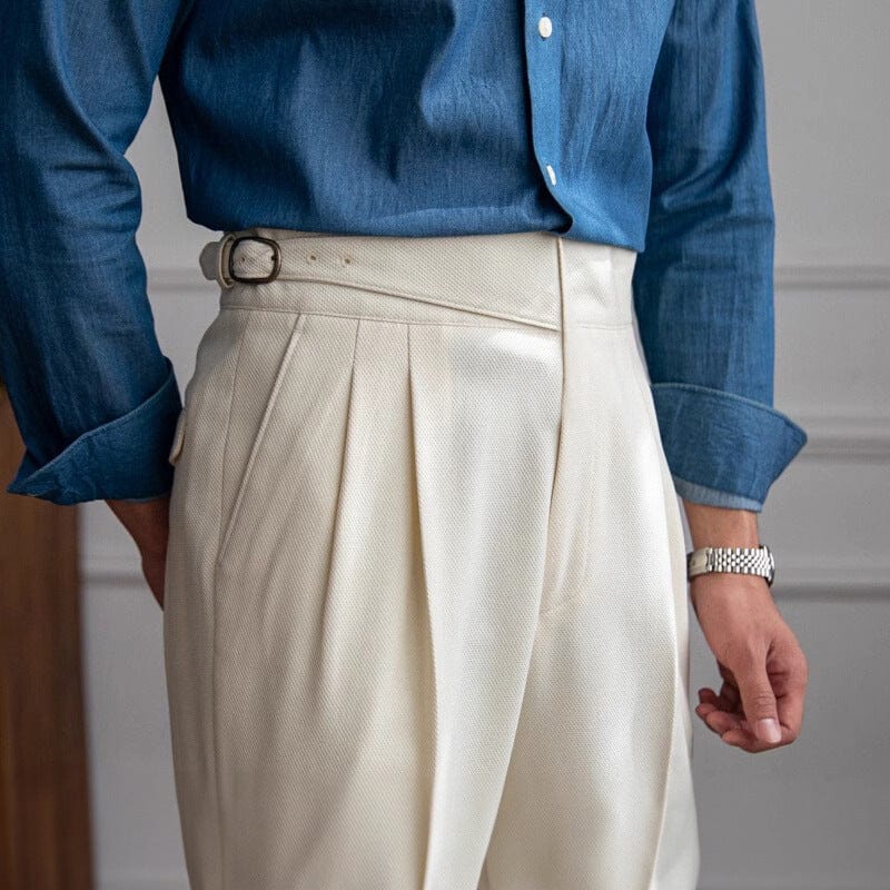 ceehuteey Men's Formal Gorg Trousers Fit Suitable For Attend Various Events