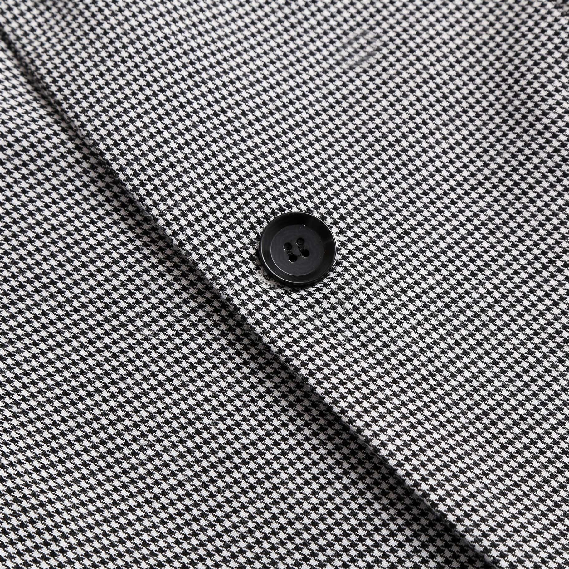 ceehuteey Men's Houndstooth Formal Notch Lapel for wedding party Tuxedos (Blazer + Vest +Pant)