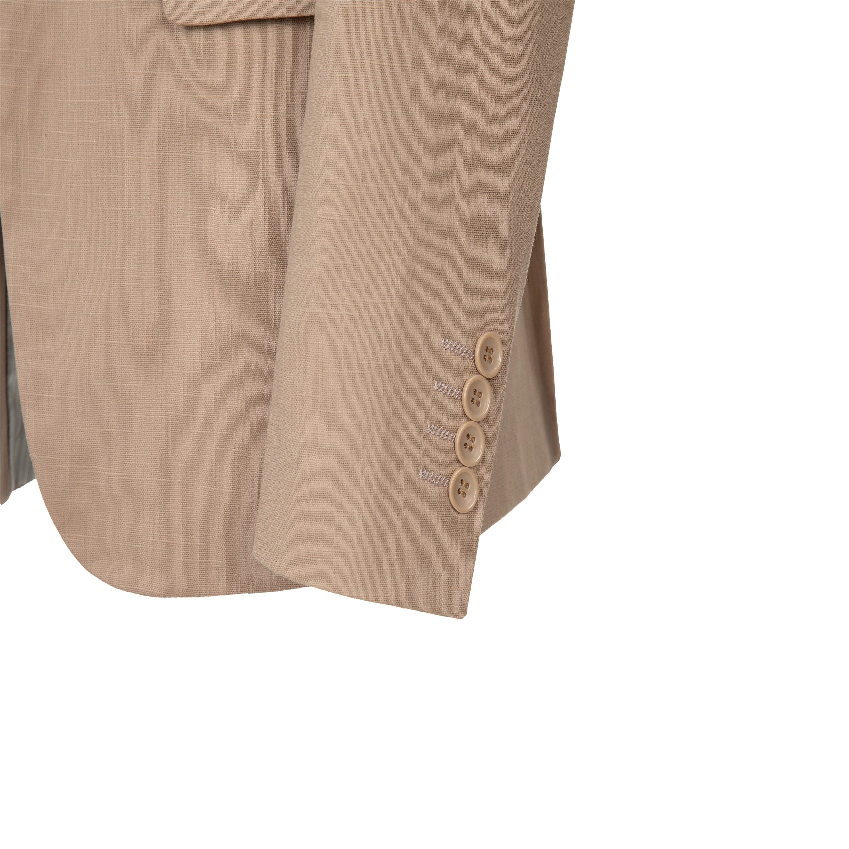 ceehuteey Men's Linen 3 Pieces Regular Fit Notch Lapel Mens Suit(Blazer+Vest+ Pant)