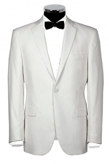 ceehuteey Men's Multiple 2 Piece OccasionsSlim Fit Classic White Jacket Suit Package ( Blazer+ Pant)
