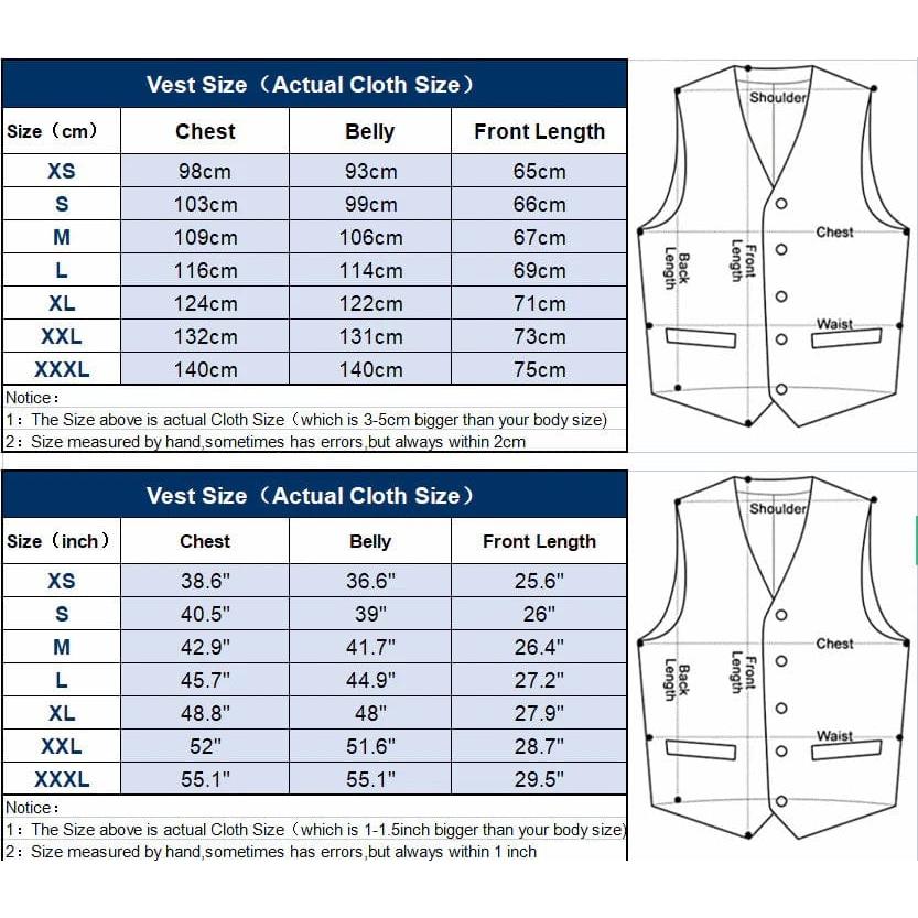 ceehuteey Men's Suede Double Breasted Slim Fit V Neck Waistcoat