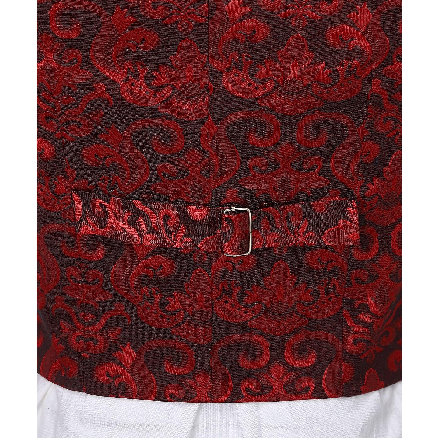 ceehuteey Men's U-Neck Sleeveless Slim Fit Jacket Casual Suit Waistcoat