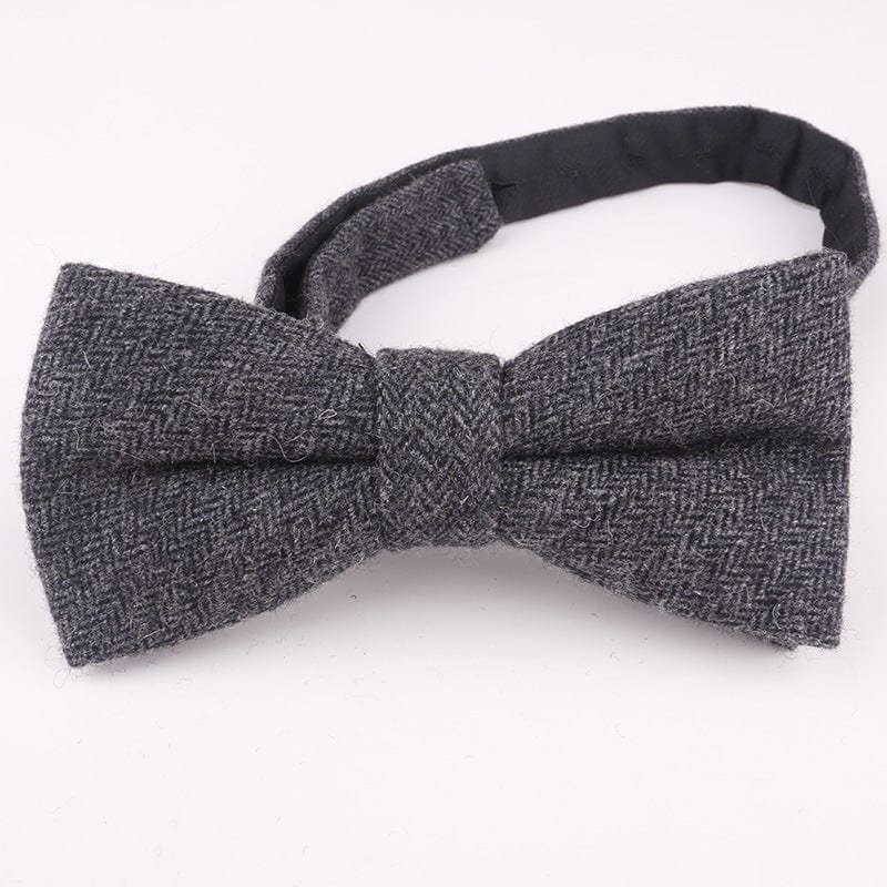 ceehuteey Men's Vintage Classical Herringbone Formal Bow Tie