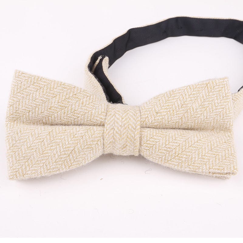 ceehuteey Men's Vintage Classical Herringbone Formal Bow Tie