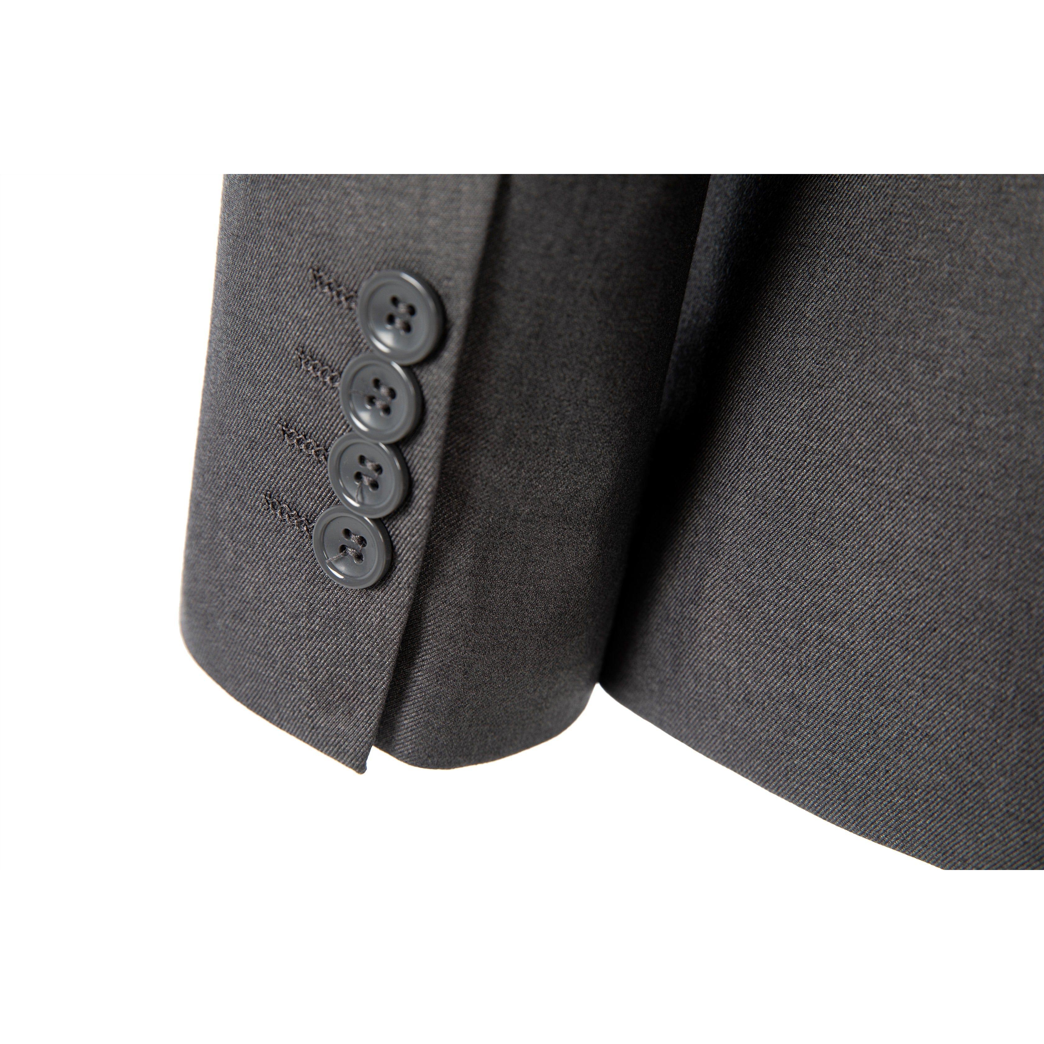 ceehuteey Mens 2 Piece Suit Slim Fit Double Breasted Peak Lapel Mens Coat (Blazer+Pants)