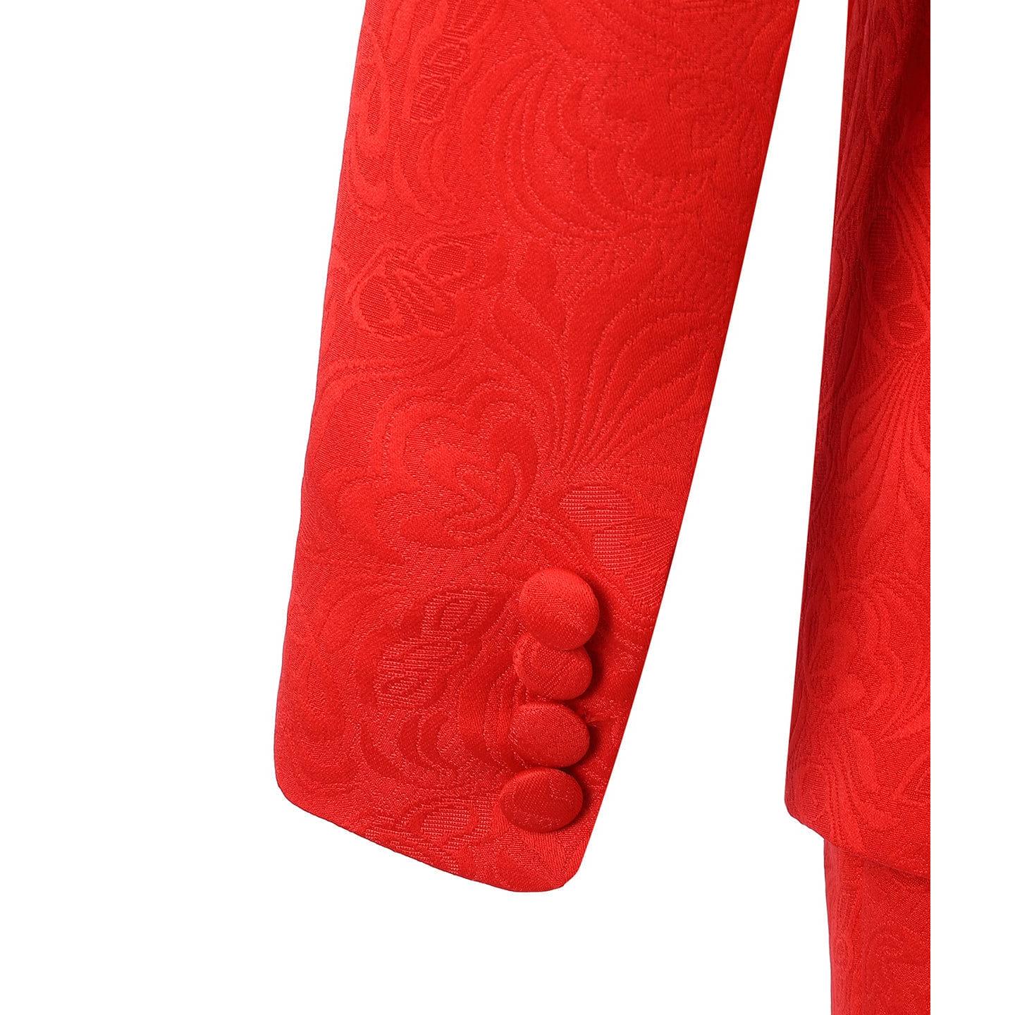 ceehuteey Mens 2 Piece Tuxedo Suits Slim Fit Casual Suit Blazer