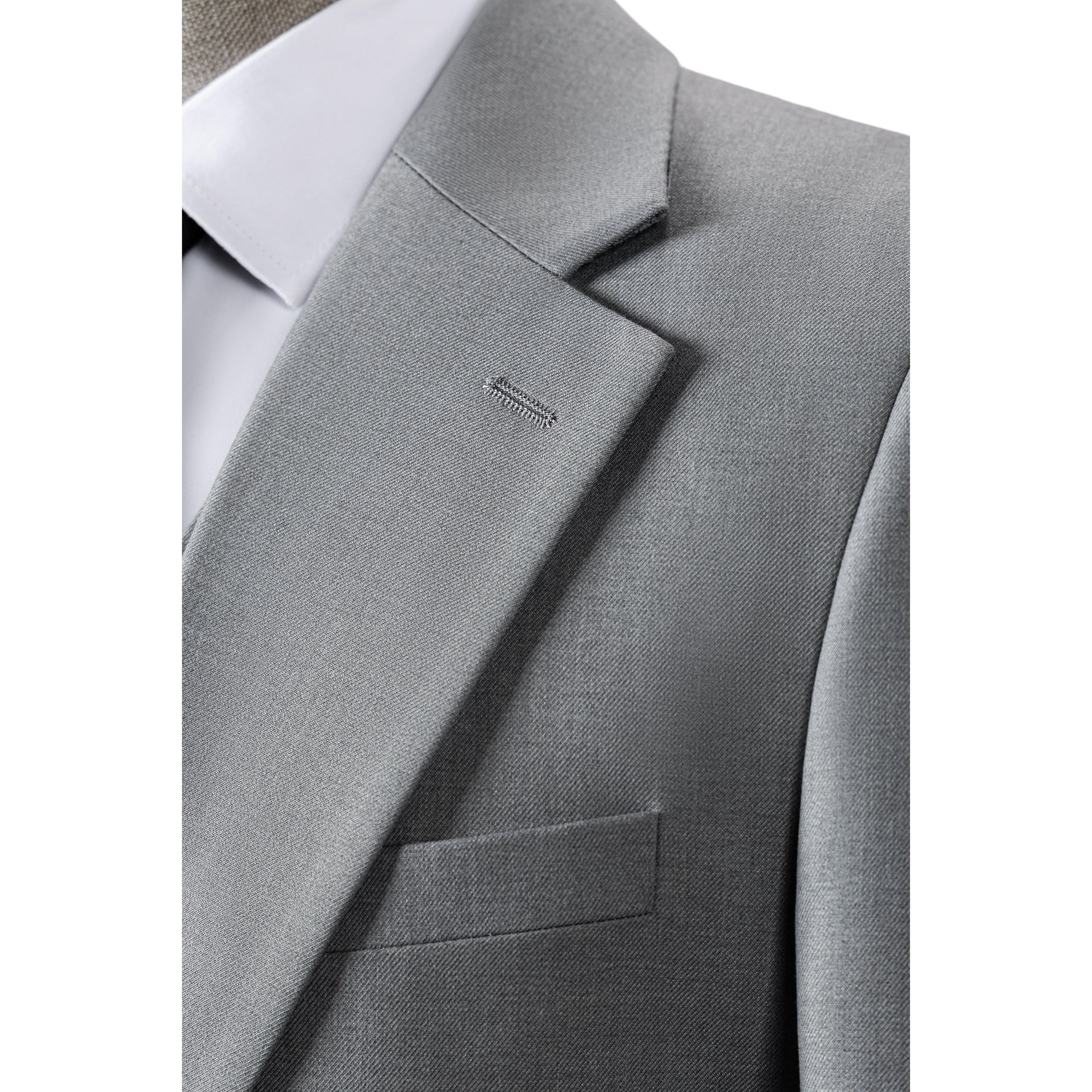 ceehuteey Mens Suit 3-Pieces Notch Lapel Fashion Formal Solid Blazer Suit (Blazer+vest+Pants)