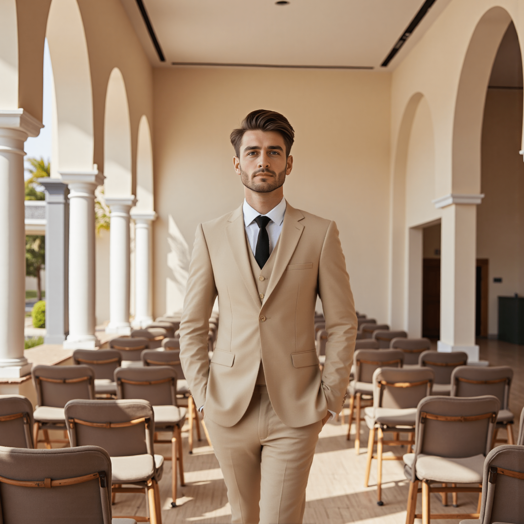 ceehuteey Mens Suit 3-Pieces Notch Lapel Fashion Formal Solid Blazer Suit (Blazer+vest+Pants)