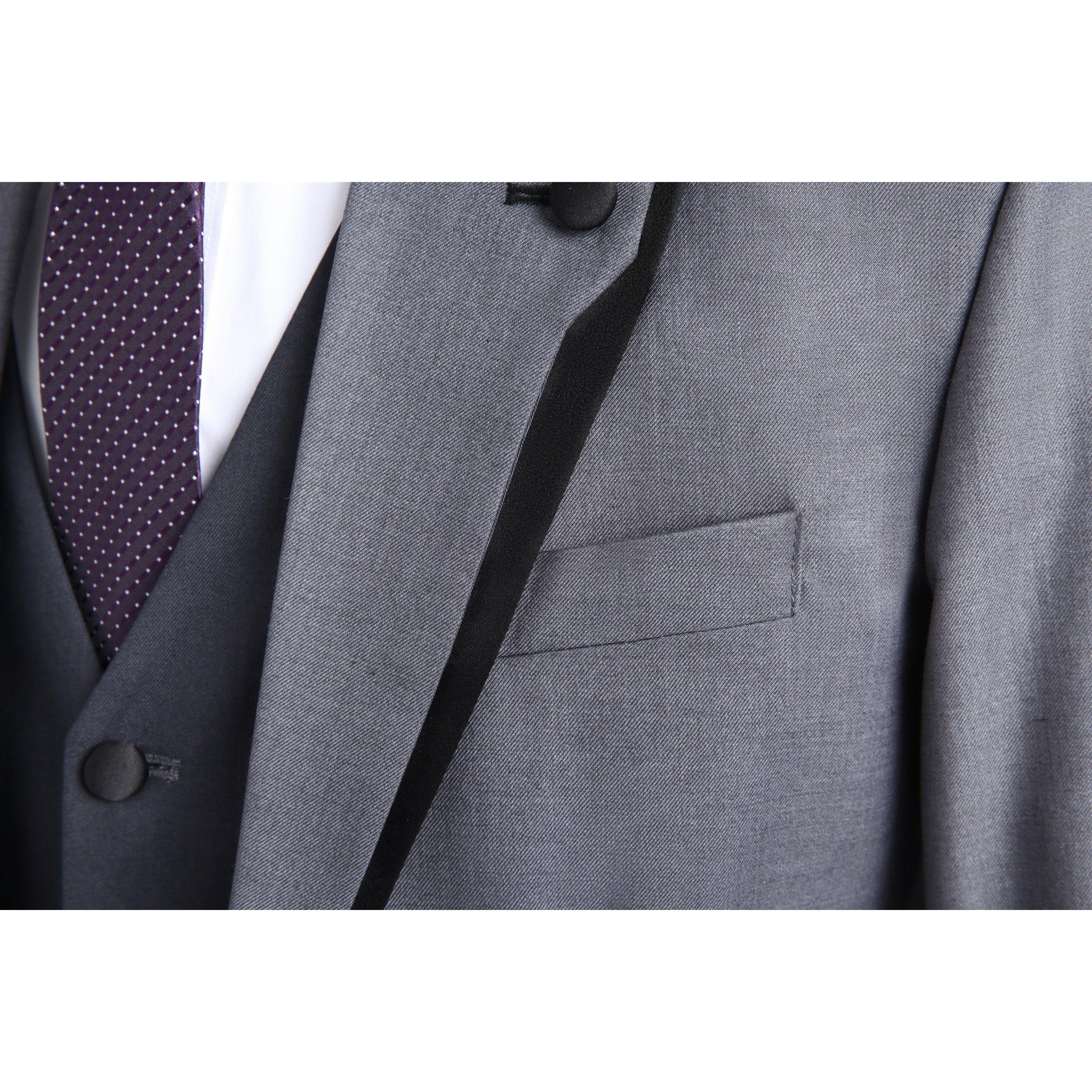 ceehuteey Western Mens 3 Piece Suit Blazer Vest Pant for for wedding party