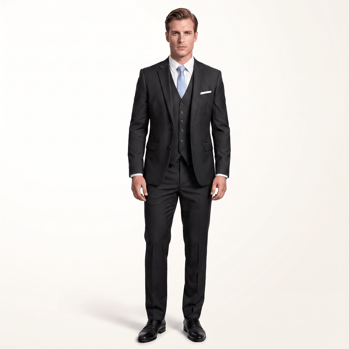 Ceehuteey Men's Suit 3 Piece Casual Jacket For Wedding (Blazer+Vest+Pants)