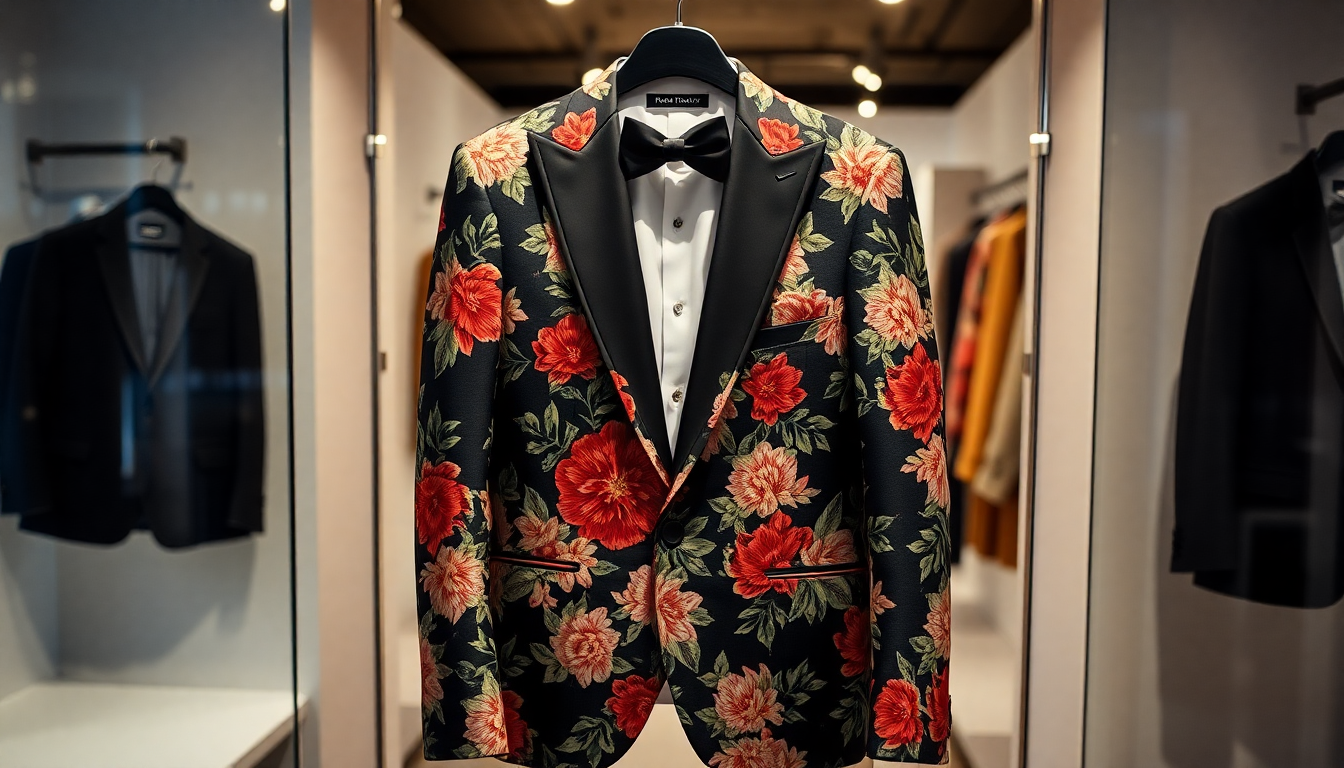 Floral Tuxedo Jackets: The Trendy Choice for Modern Grooms and Formal Events in 2025