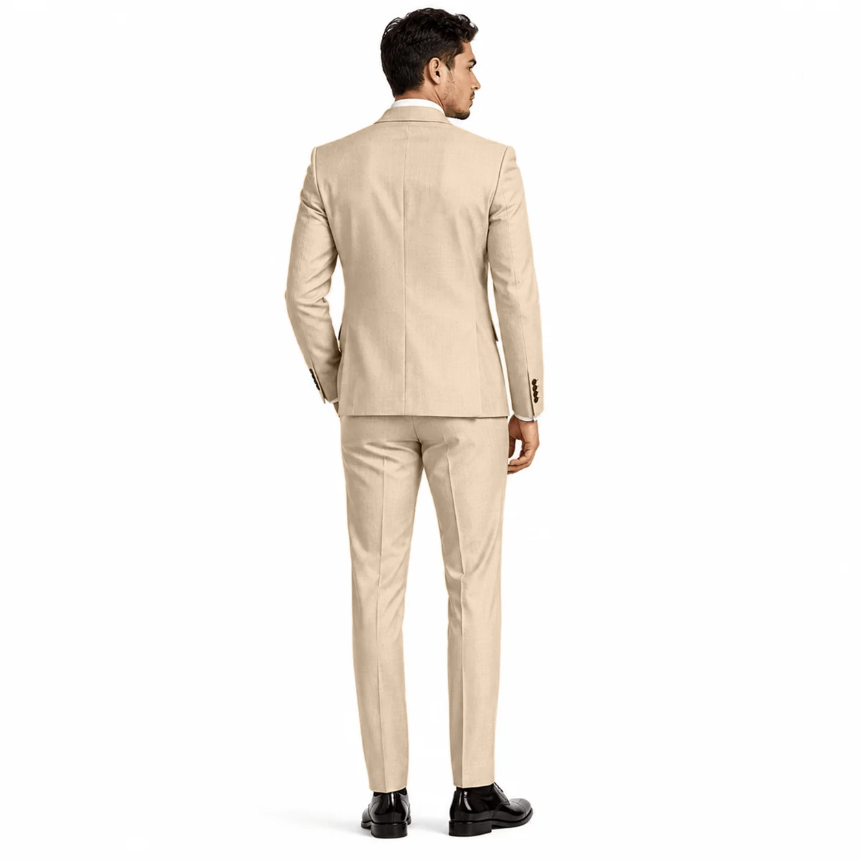 Ceehuteey 3 Piece Mens Suit Prom Peak Lapel Suit (Blazer + Vest + Pants)