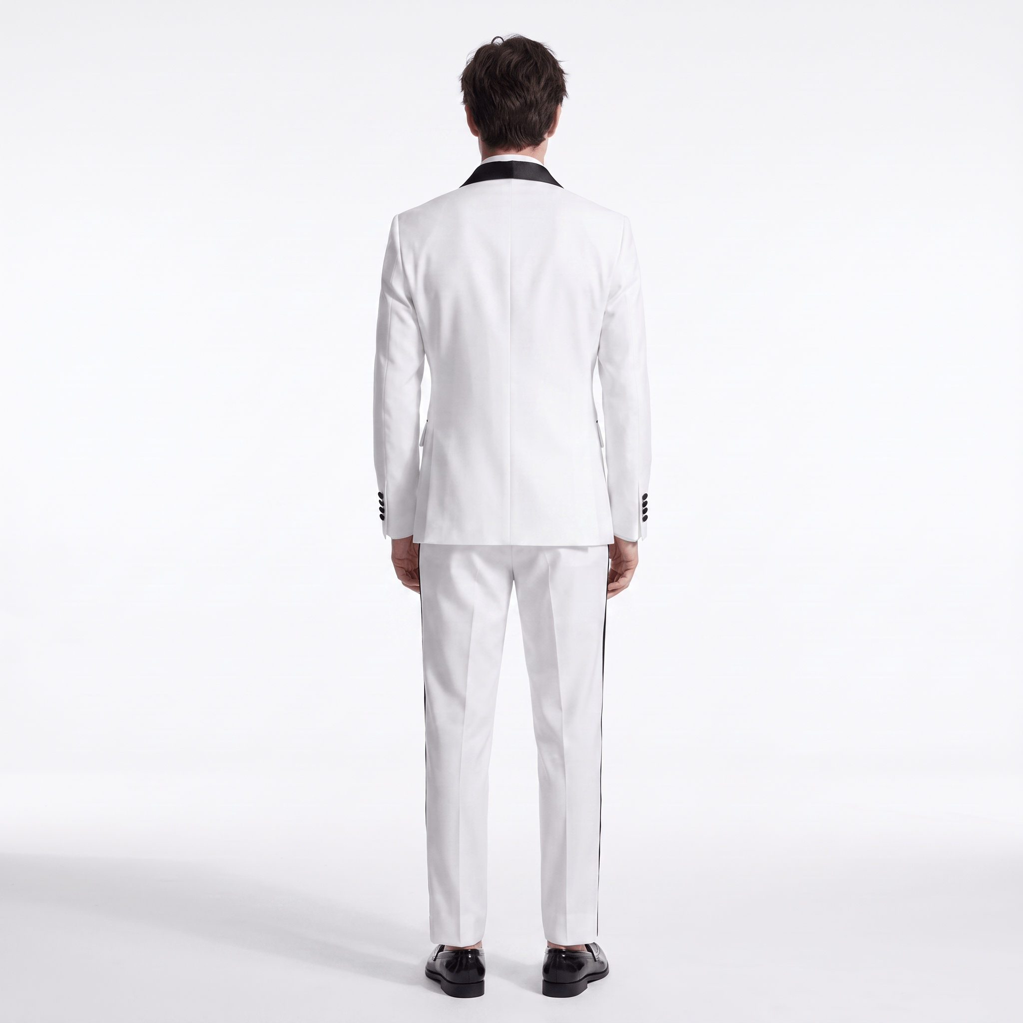 Ceehuteey Stylish Men's Suit 2 Pieces Peak Lapel Suits For Wedding (Blazer+Pants)
