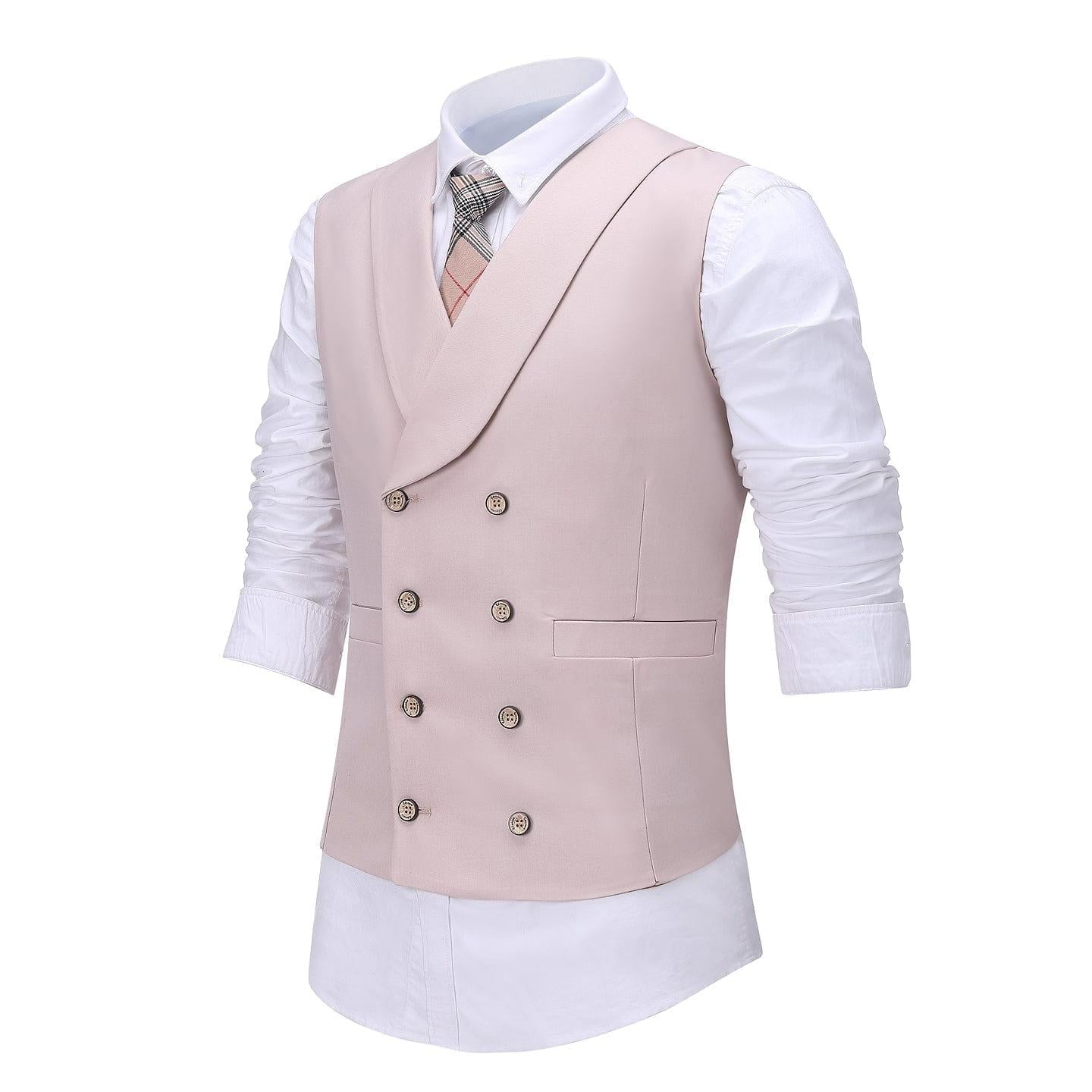 ceehuteey 3 Pieces Business Mens Suit Peak Lapel Blazer Formal (Blazer+vest+Pants)