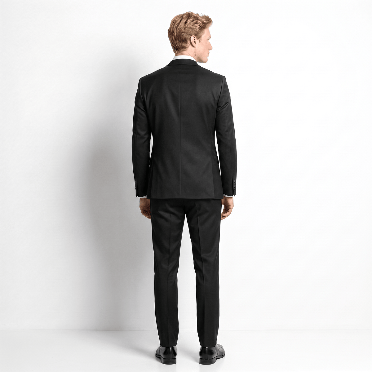 Ceehuteey Ceehuteey Formal Men's Suit 3 Pieces Flat Slim Fit Peak Lapel Tuxedos (Blazer+vest+Pants)