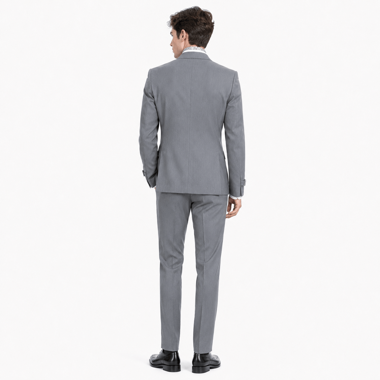Ceehuteey Ceehuteey Men's 2 Piece Suit with Metal Clasp Suit Stylish Suit Set