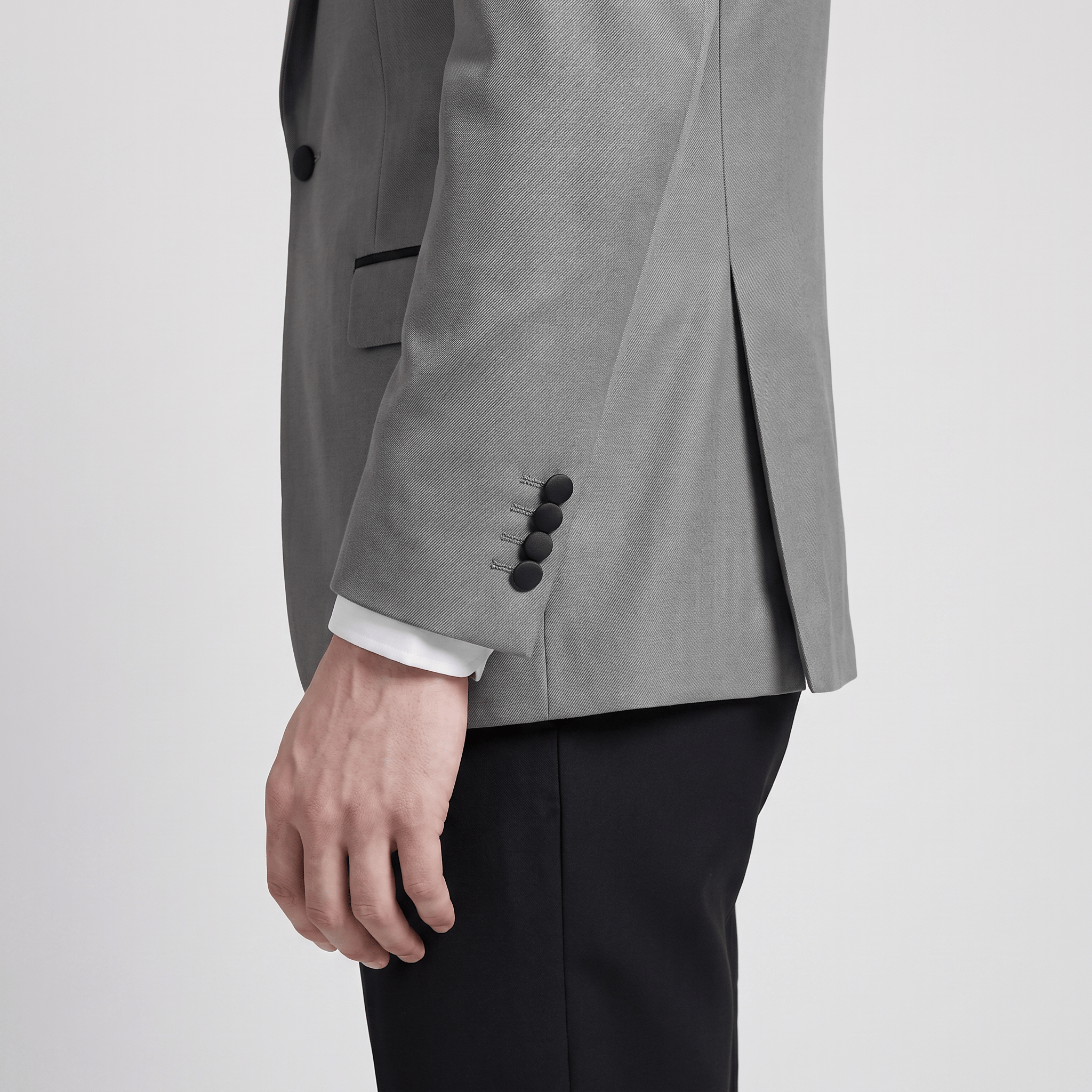Ceehuteey Ceehuteey Men's Suit 3 Pieces Shawl Lapel Tuxedos For Wedding (Blazer+Vest+Pants)