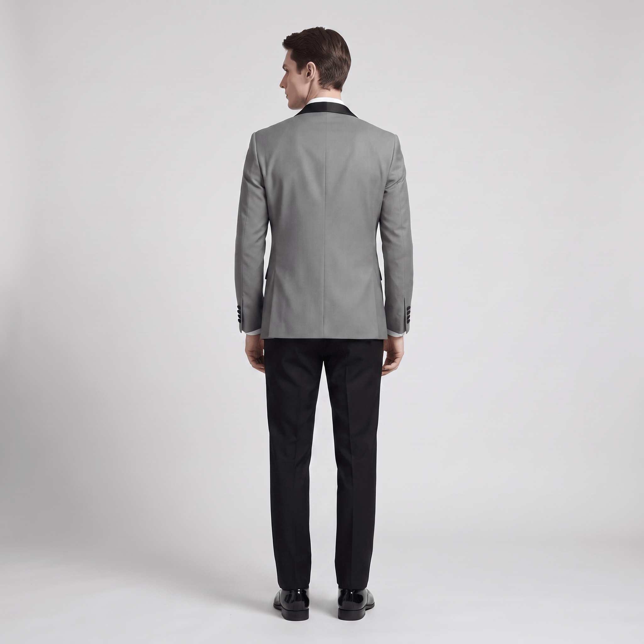Ceehuteey Ceehuteey Men's Suit 3 Pieces Shawl Lapel Tuxedos For Wedding (Blazer+Vest+Pants)