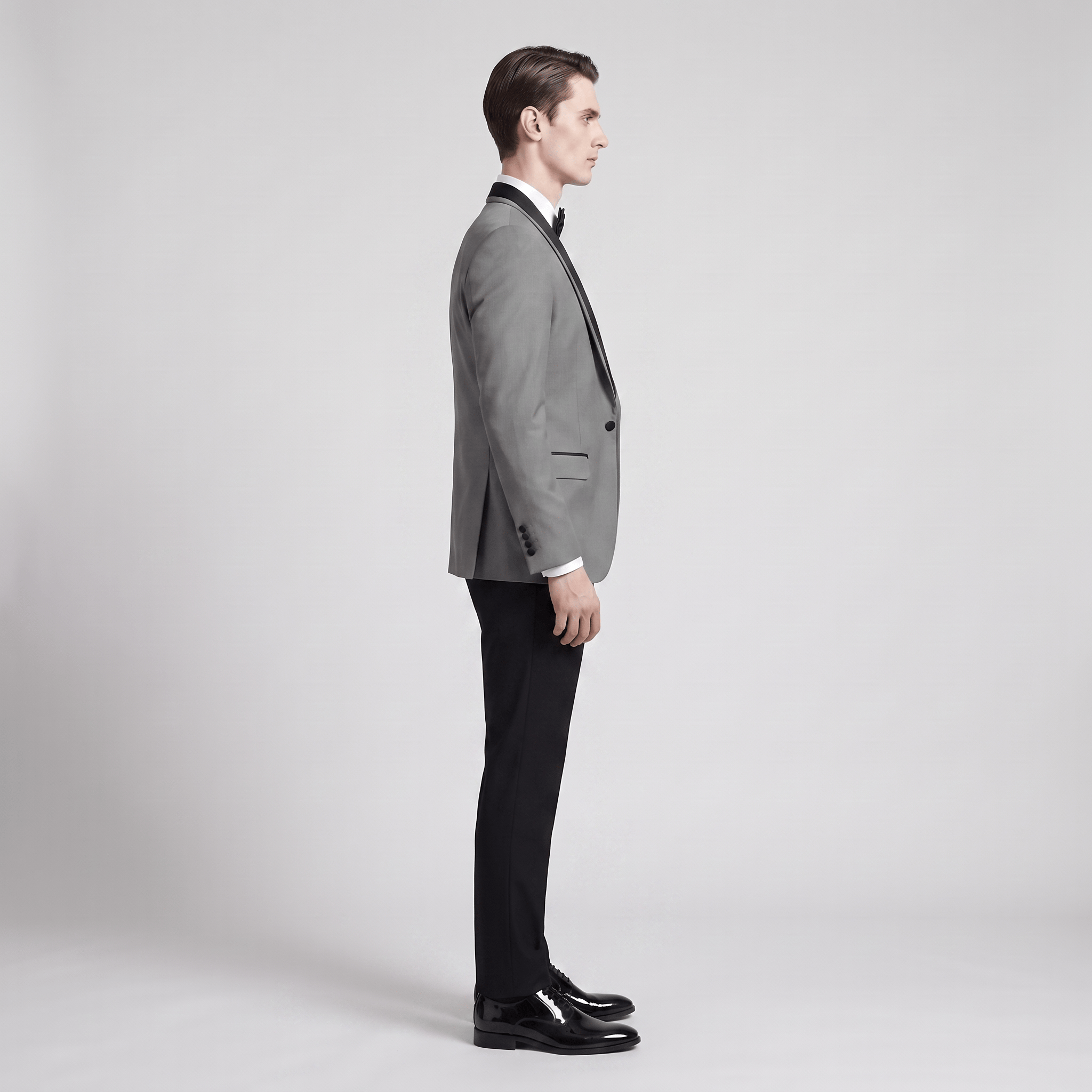 Ceehuteey Ceehuteey Men's Suit 3 Pieces Shawl Lapel Tuxedos For Wedding (Blazer+Vest+Pants)