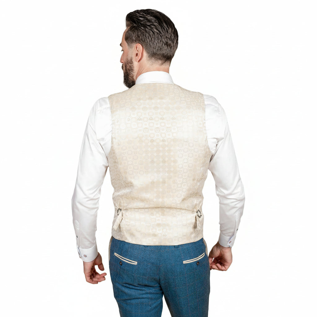 ceehuteey Fashionable Men's 3 Pieces Notch Lapel Double BreastedWedding Tuxedos(Blazer+Vest+Pant)