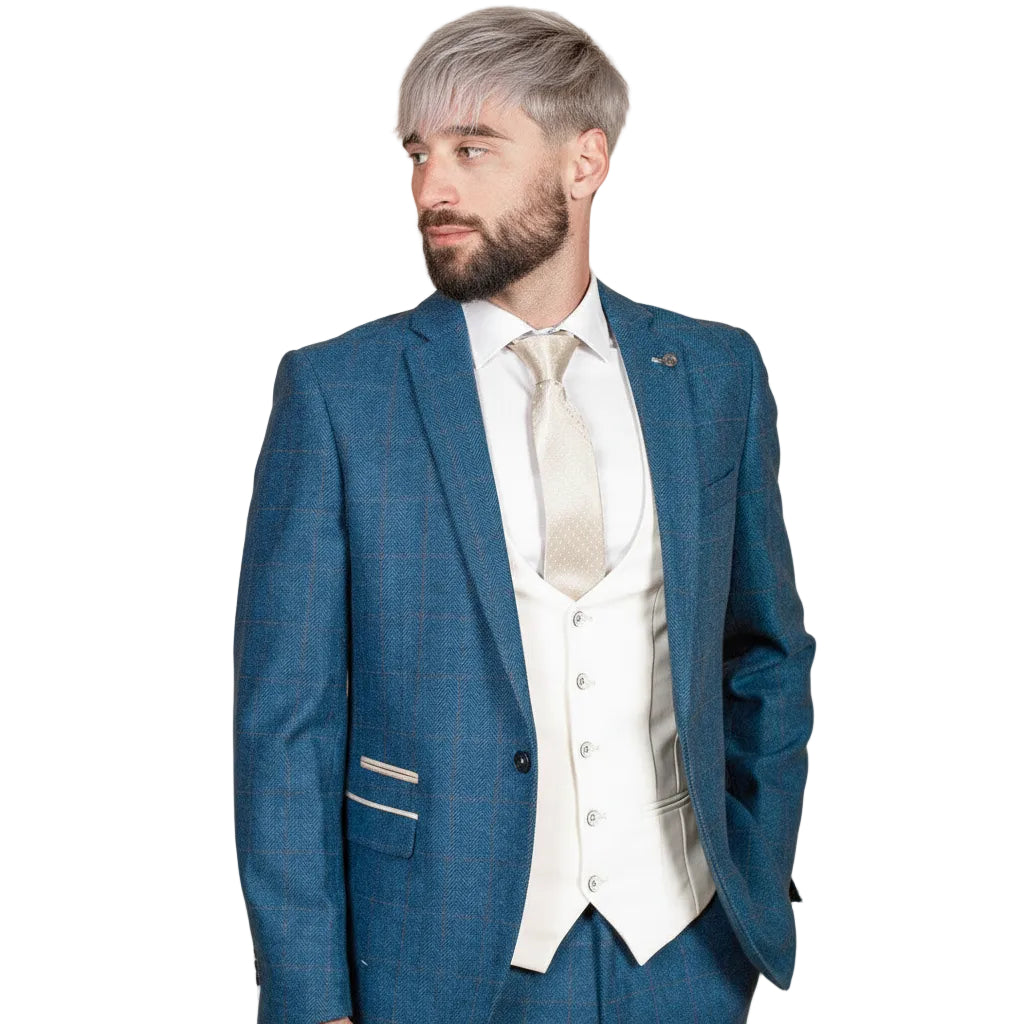 ceehuteey Fashionable Men's 3 Pieces Notch Lapel Double BreastedWedding Tuxedos(Blazer+Vest+Pant)