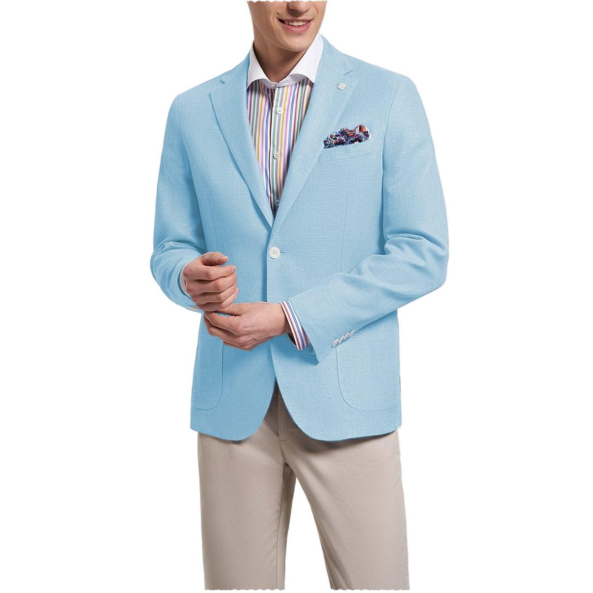 ceehuteey Formal Fashion Men's Notch Lapel Suit Blazer