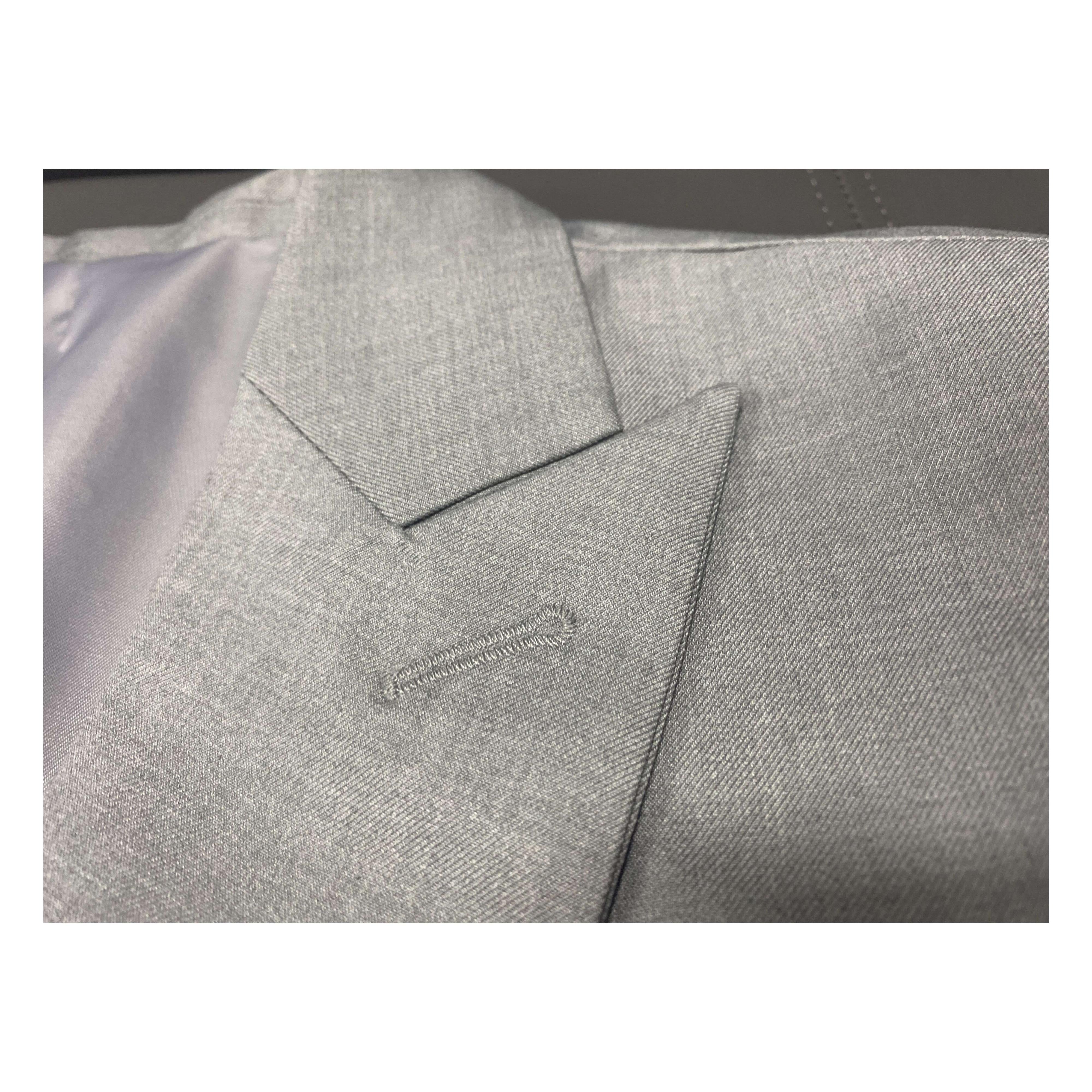 ceehuteey Formal Men's 3 Pieces Flat Peak Lapel Tuxedos For Wedding (Blazer+vest+Pants)