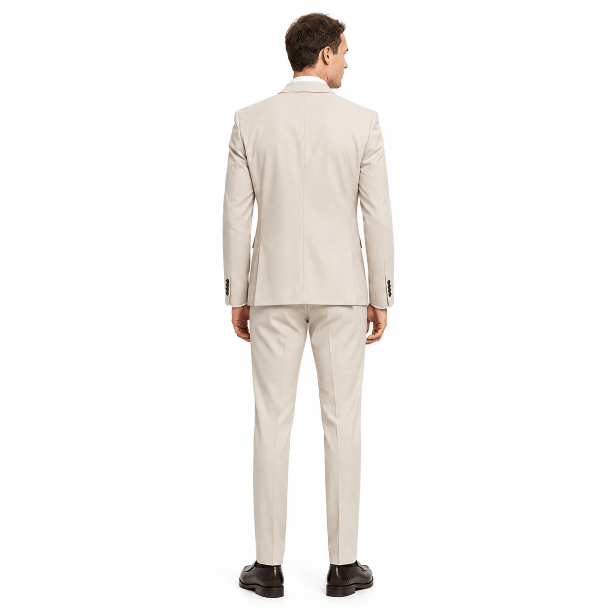 ceehuteey Handsome Men's Suit Double Breasted 2 Piece Suits (Blazer+Pants)