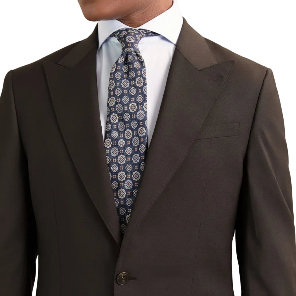 ceehuteey Men's 2 Pieces Business Peak lapel Fashion Suit (Blazer+Pants)
