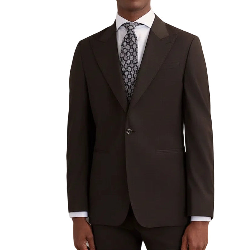 ceehuteey Men's 2 Pieces Business Peak lapel Fashion Suit (Blazer+Pants)