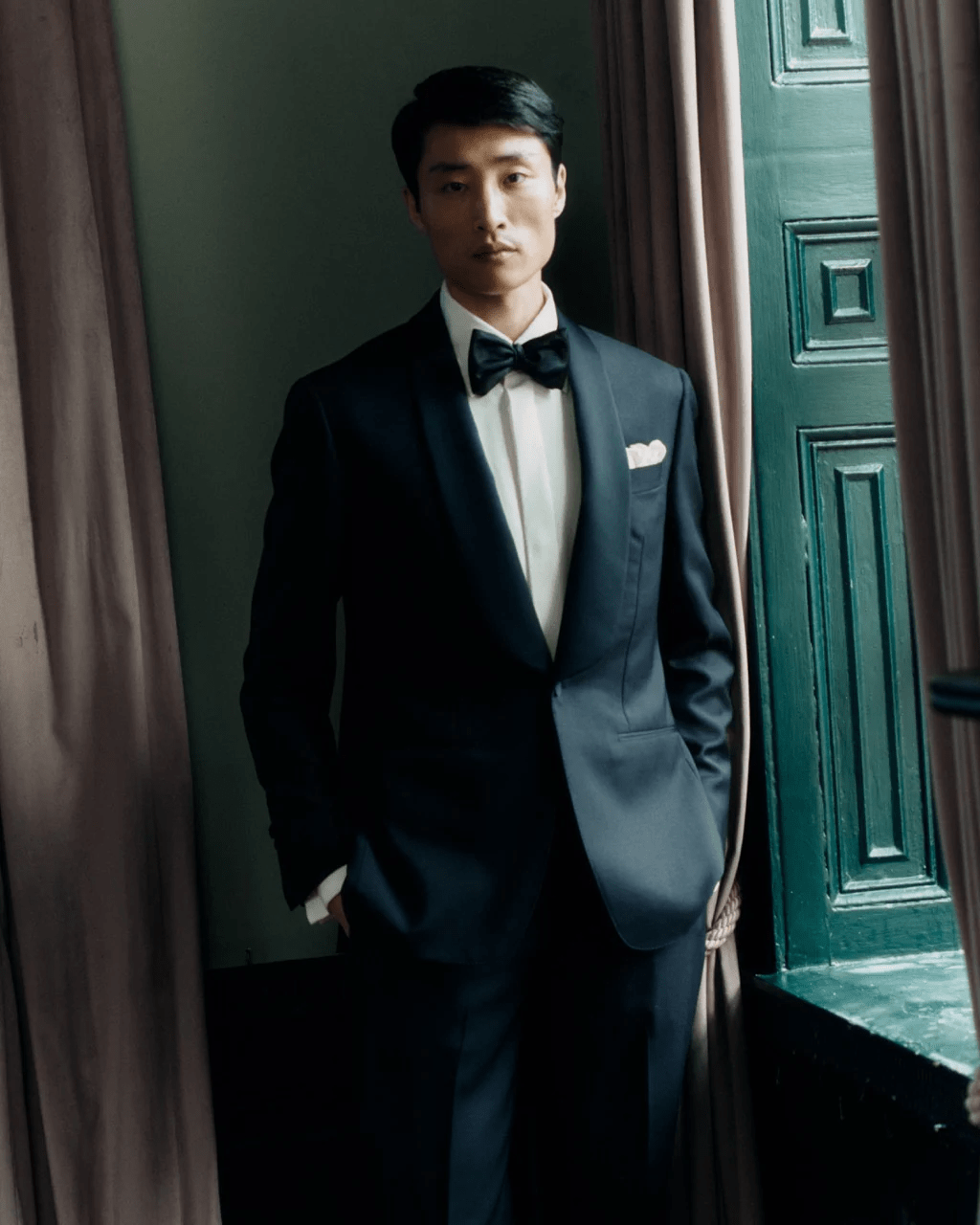 ceehuteey Men's 2 Pieces Classic For Wedding Groomsmen Dinner Suit (Blazer+Pants)