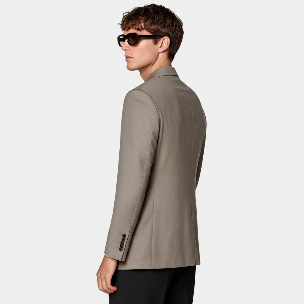 ceehuteey Men's 2 Pieces Double Breasted Peak lapel Multiple occasions Mens Suit (Blazer+Pants)