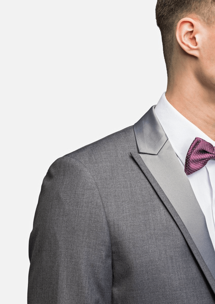 ceehuteey Men's 2 Pieces Fashion Formal Peak lapel Mens Tuxedos For Wedding Groomsmen (Blazer+Pants)