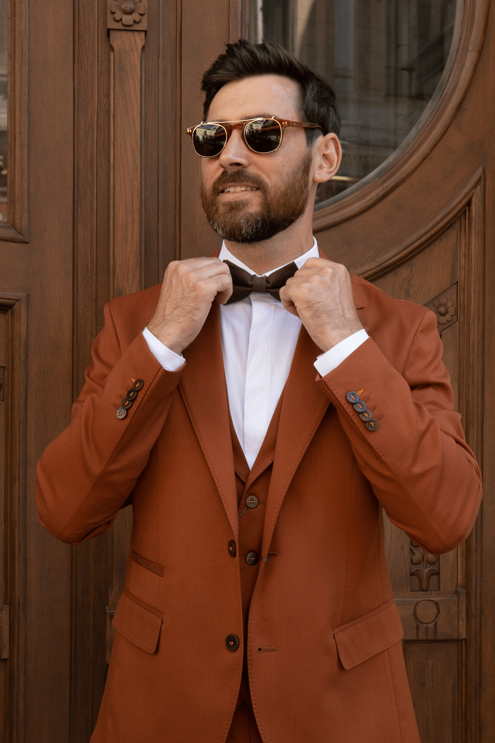 ceehuteey Men's 2 Pieces Fashion Peak lapel Regular Fit Mens Suit (Blazer+Pants)
