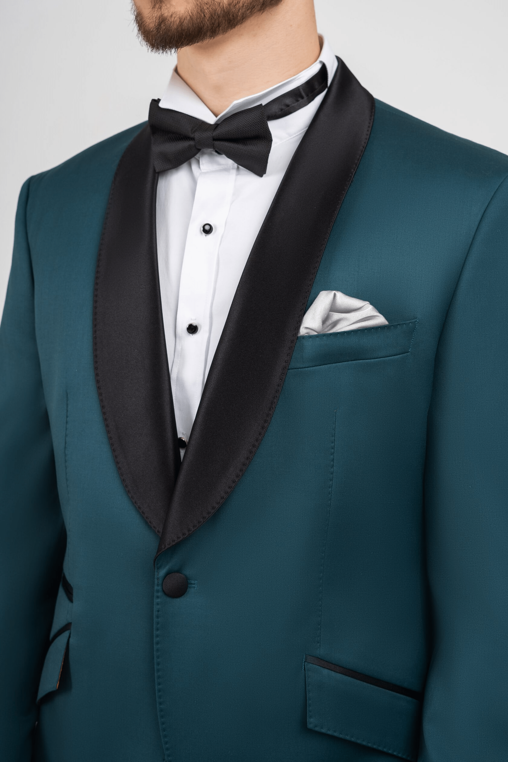 ceehuteey Men's 2 Pieces Leisure Handsome Fashion Shawl Lapel Tuxedos Mens Suit For Wedding (Blazer+Pants)