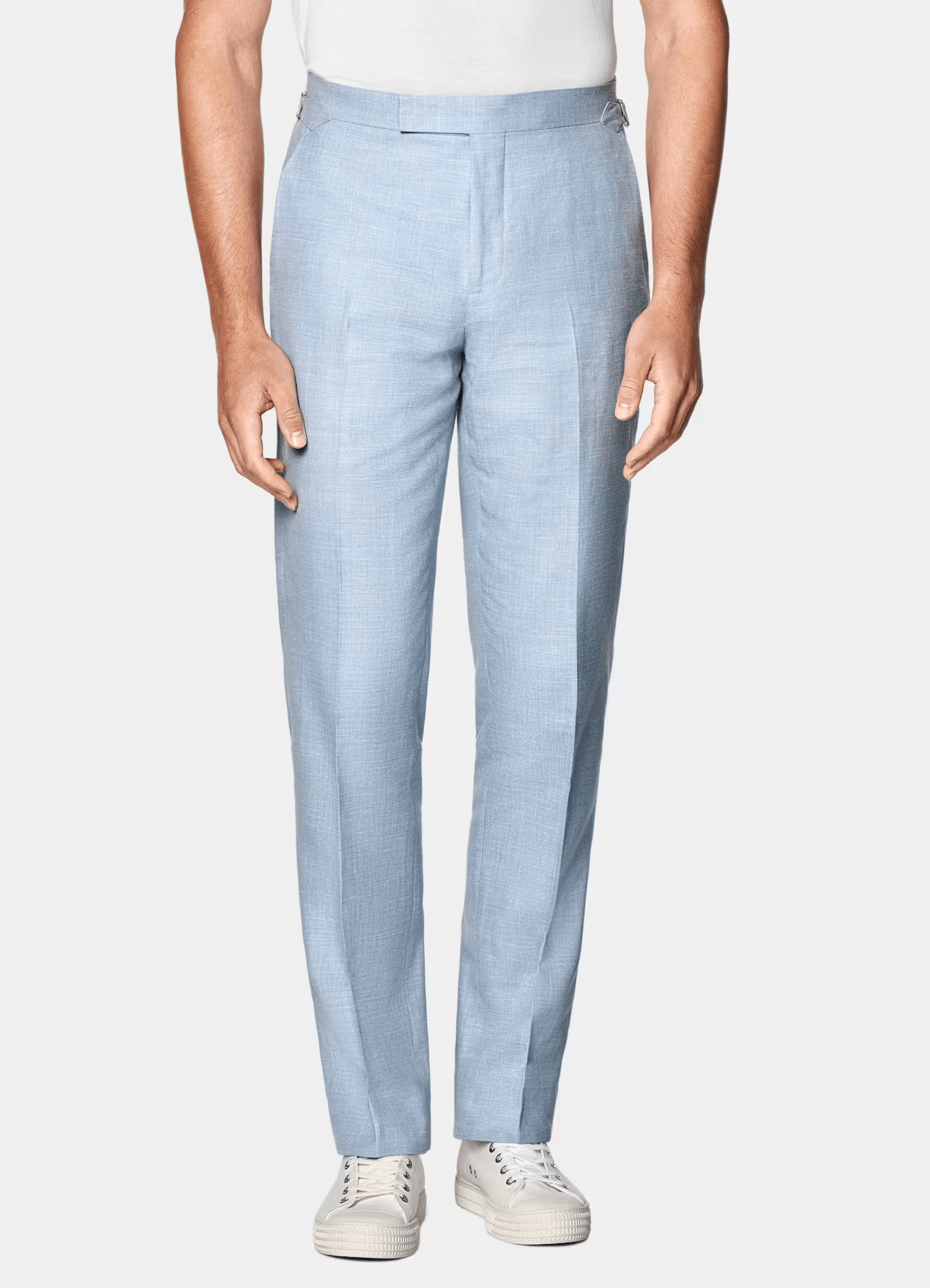 ceehuteey Men's 2 Pieces Linen Notch Lapel  Fashion Casual Tailored Fit Suit (Blazer+Pants)