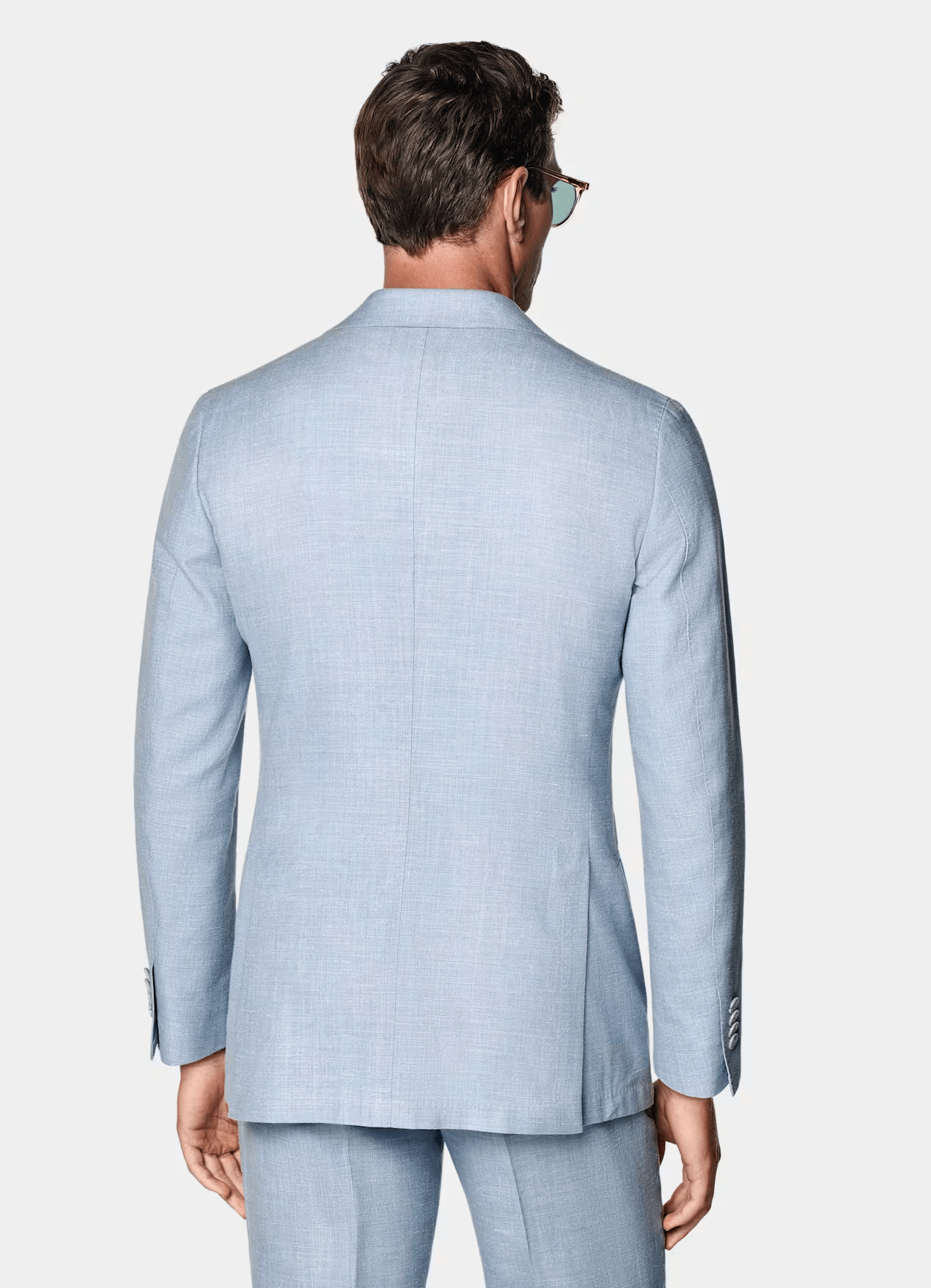 ceehuteey Men's 2 Pieces Linen Notch Lapel  Fashion Casual Tailored Fit Suit (Blazer+Pants)