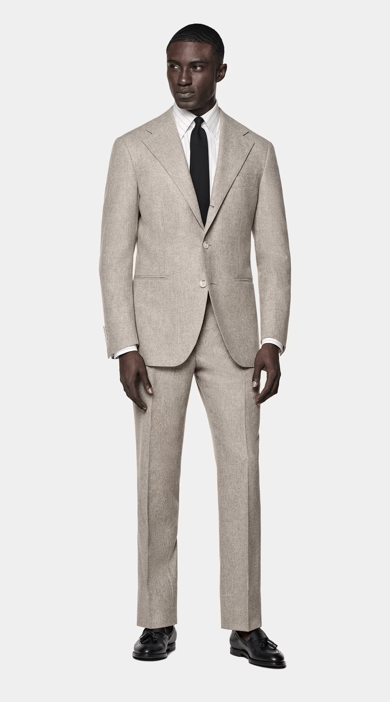 ceehuteey Men's 2 Pieces Tweed Fashion Notch Lapel Suit (Blazer+Pants)