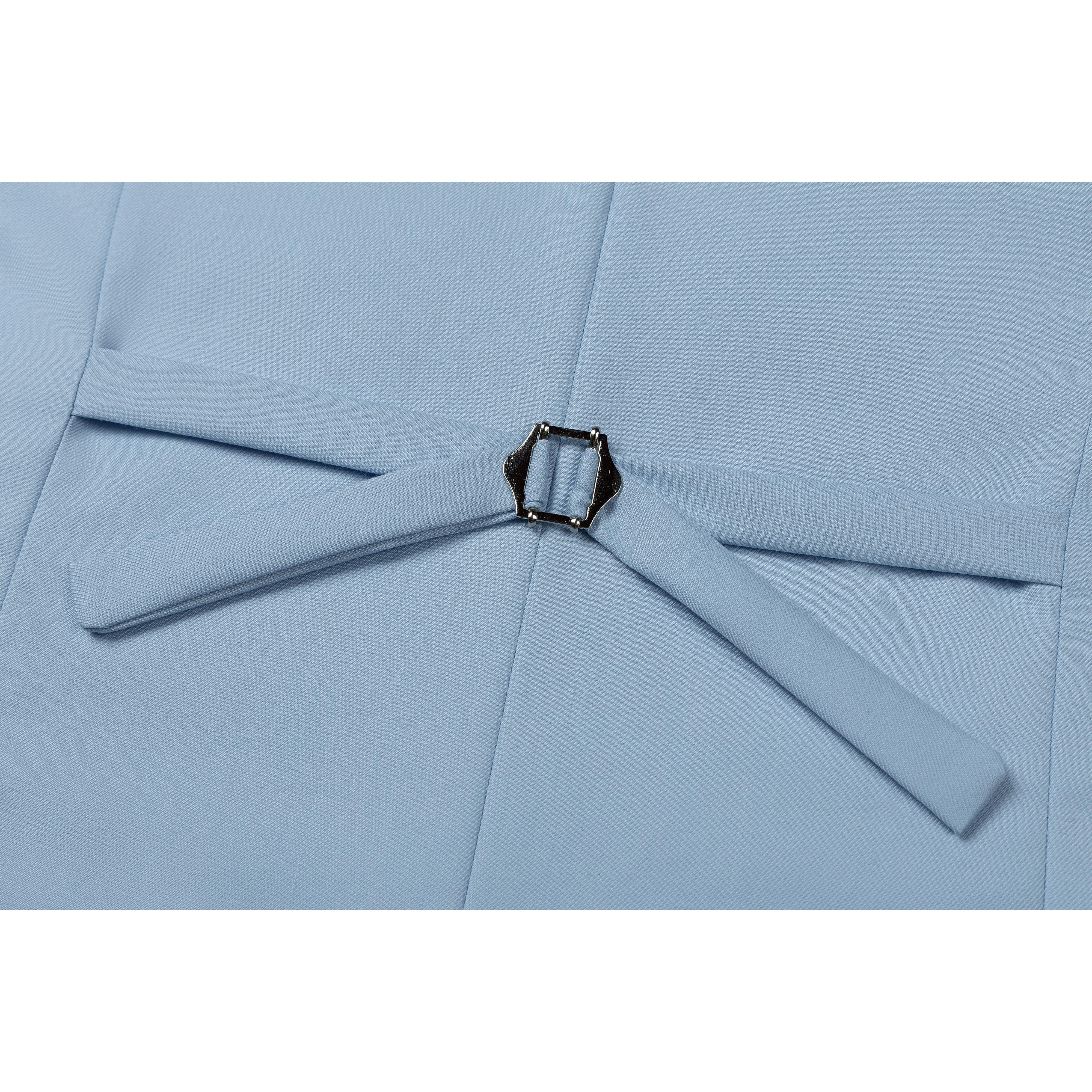 ceehuteey Men's 3 Piece Suits Slim Fit Notch Lapel Western Tuxedos (White Blazer+Vest+ Pant)